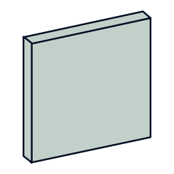 8" x 8" Painted Slab Sample